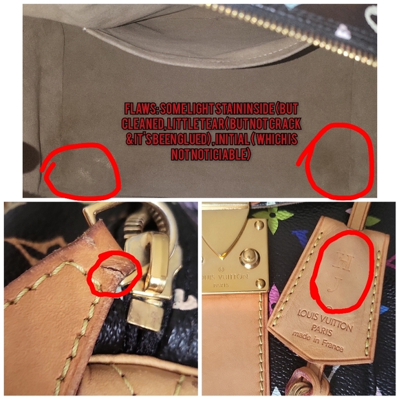 🔥SOLD🔥LOUIS🌻VUITTON Takashi MURAKAMI Black Monogram Multicolore Speedy 30 - Picture 17 of 17